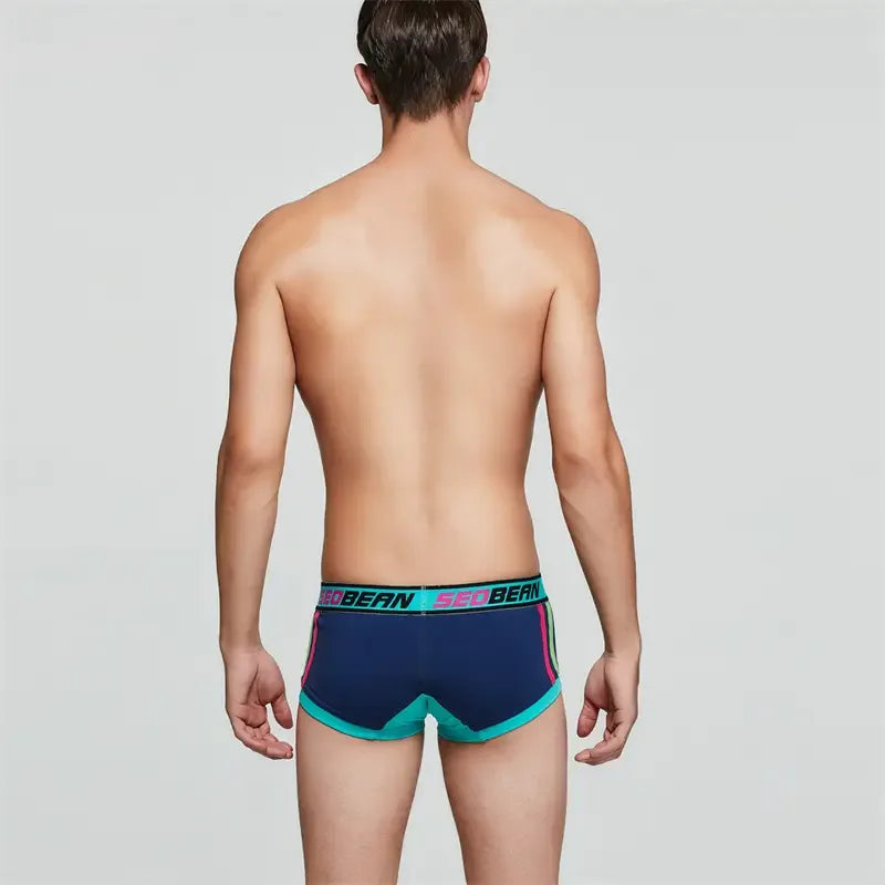 Seobean Trunks with Pouch Breathable Men's Boxer Briefs - Undies for Men