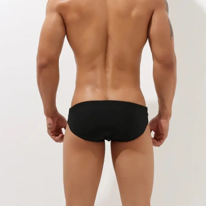 Seobean Men's Sexy Low Rise Hole Swim Bikini 00902