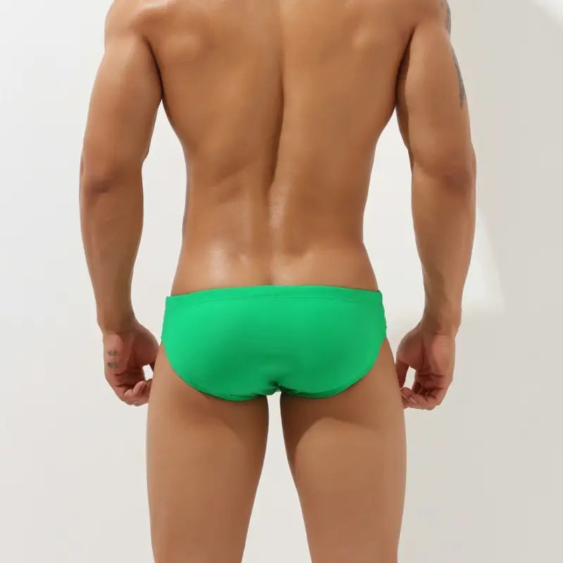 Seobean Men's Sexy Low Rise Hole Swim Bikini 00902