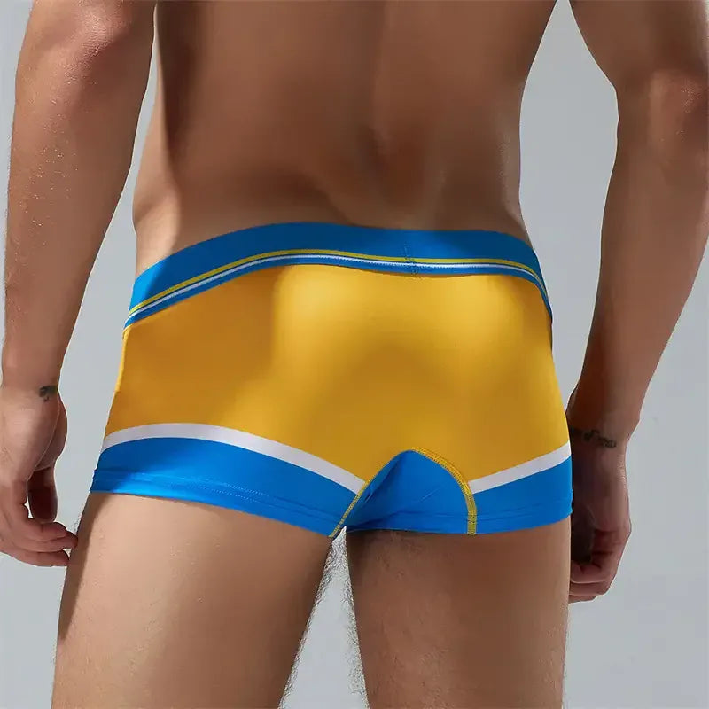 Seobean Men's Trunks - Low Rise Boxer Briefs with Pouch