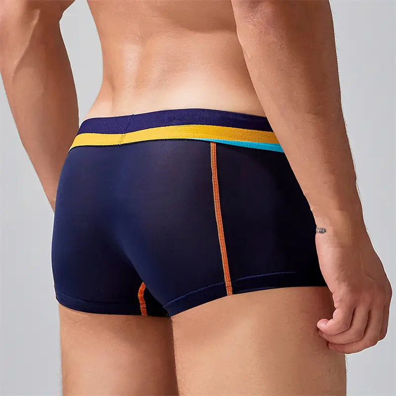 Seobean Men's Sexy Nylon Boxer Briefs - Comfortable & Stylish Innerwear