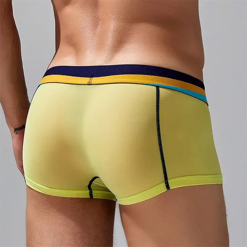 Seobean Men's Sexy Nylon Boxer Briefs - Comfortable & Stylish Innerwear - Undies for Men