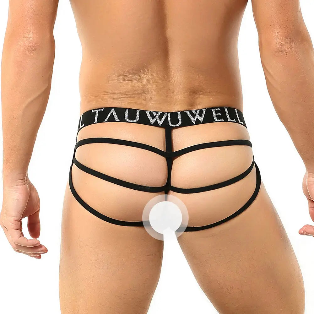TAUWELL Men's Sexy Mesh String Briefs