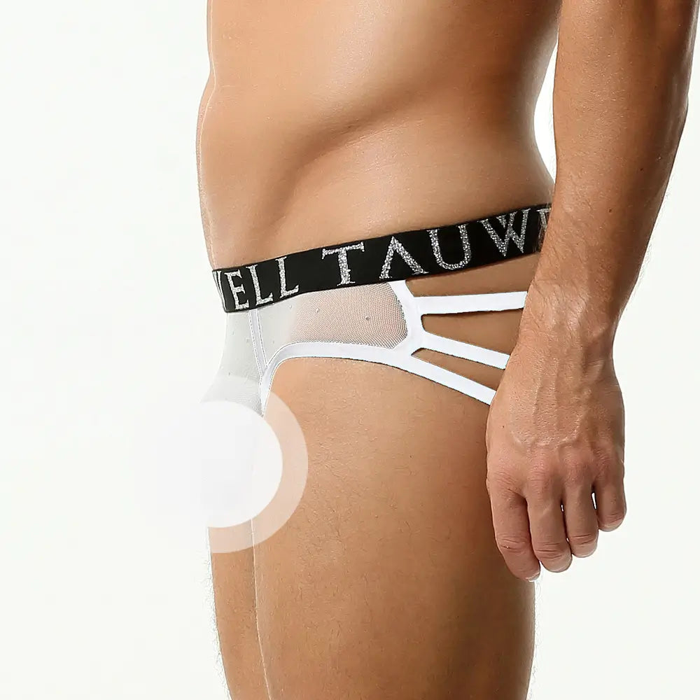 TAUWELL Men's Sexy Mesh String Briefs
