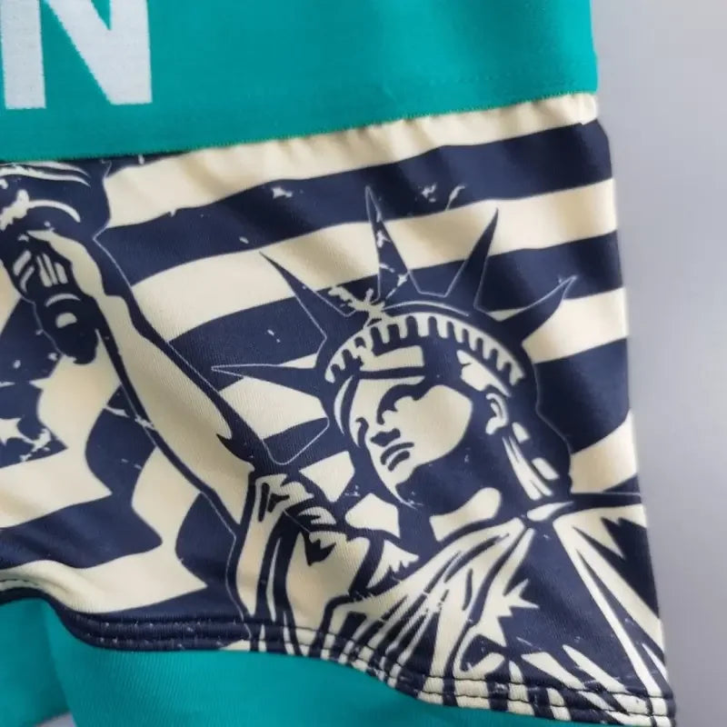 Seobean Statue of Liberty & Flag Boxer Briefs 250206 - Undies for Men