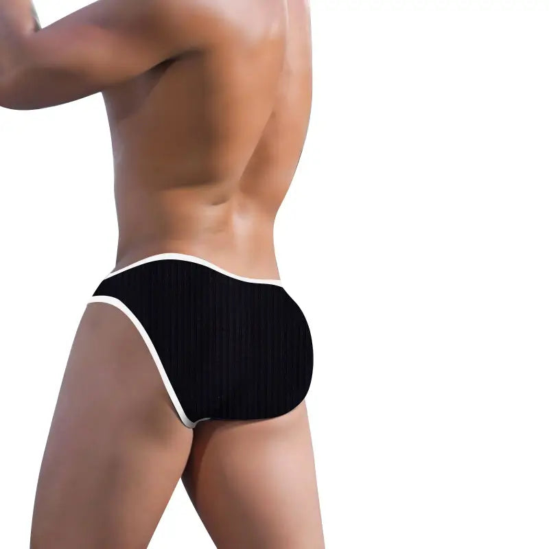 Men's Underwear with Pouch - Low Rise Cotton Briefs, Tagless, Seamless Design