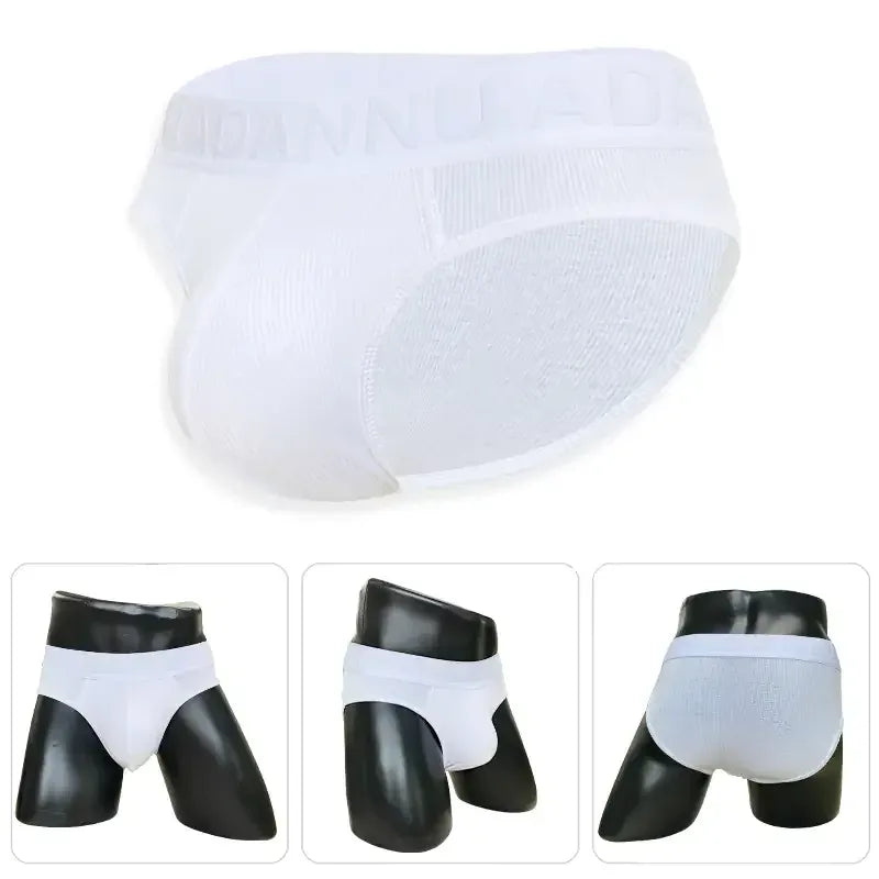 Adannu Men's Low Rise Briefs - Sexy Sculpted Pouch Underwear