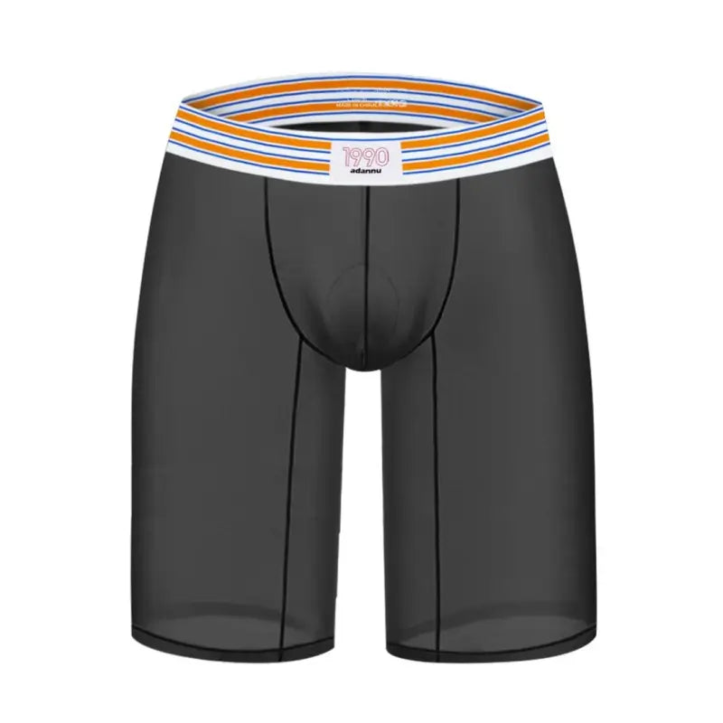 Adannu Men's Sexy Transparent Quick Dry Breathable Boxer Shorts AD7374