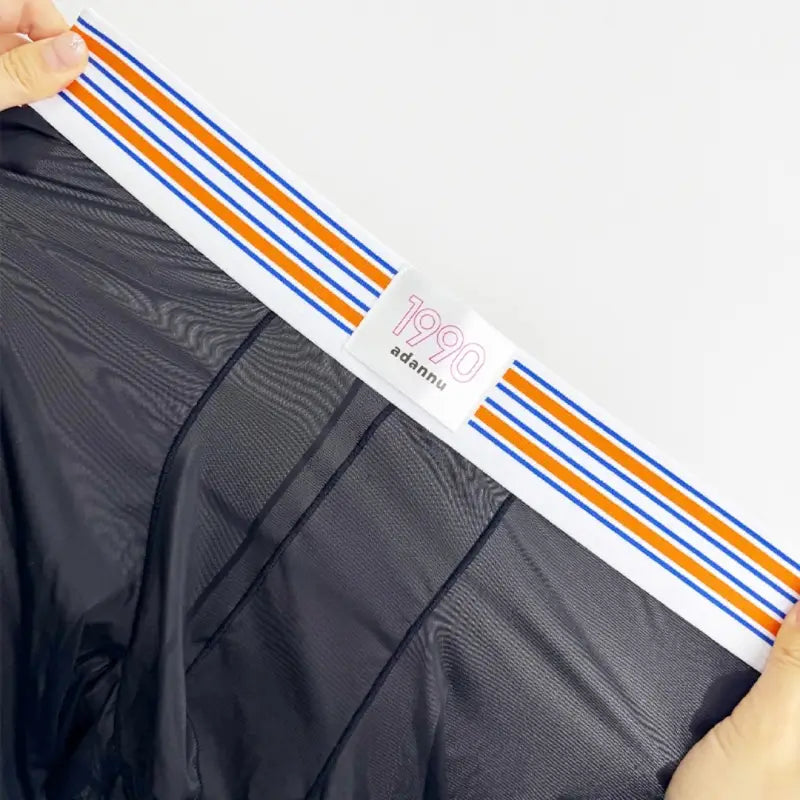 Adannu Men's Sexy Transparent Quick Dry Breathable Boxer Shorts AD7374