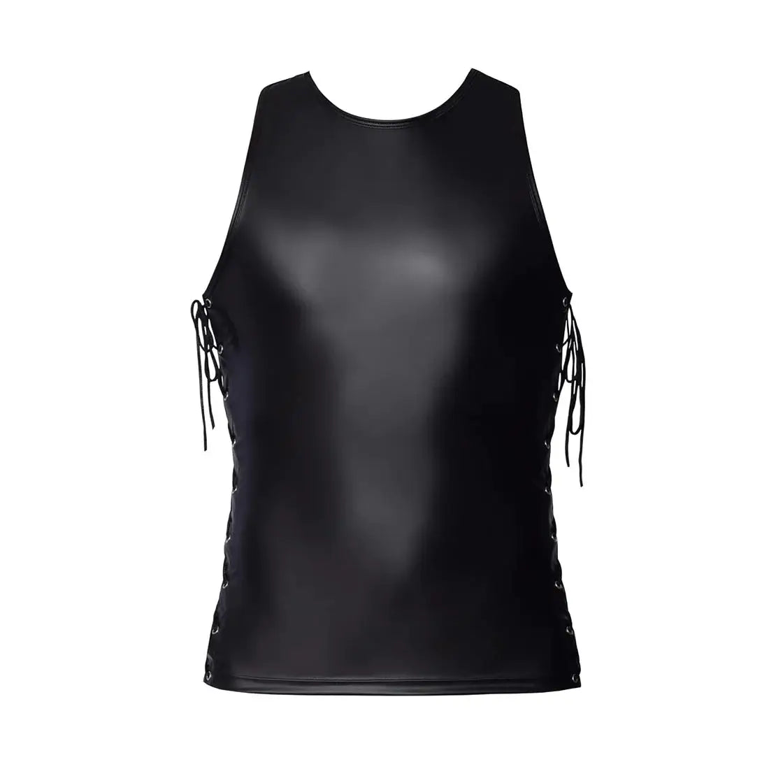 DomiGe Men's Leather Vest - Sexy Role Play Costume for Stage Performance