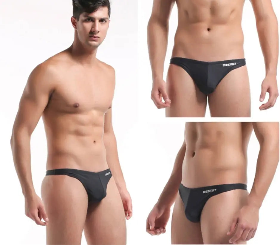 Desmiit Men's Sexy Swim Briefs - Multicolor Bikini-Swimwear