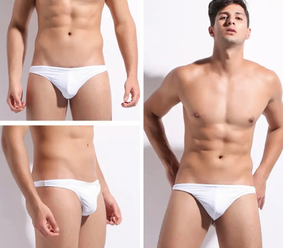 Desmiit Men's Sexy Swim Briefs - Multicolor Bikini-Swimwear