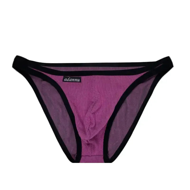 Adannu Adannu Men's Low Rise Bikini Briefs - Comfortable, Breathable, and Sexy Underwear