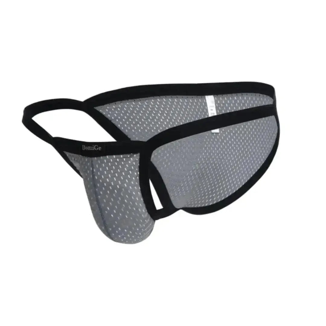 DomiGe Breathable Mesh Men's Underwear Briefs Elastic Edges - Undies for Men