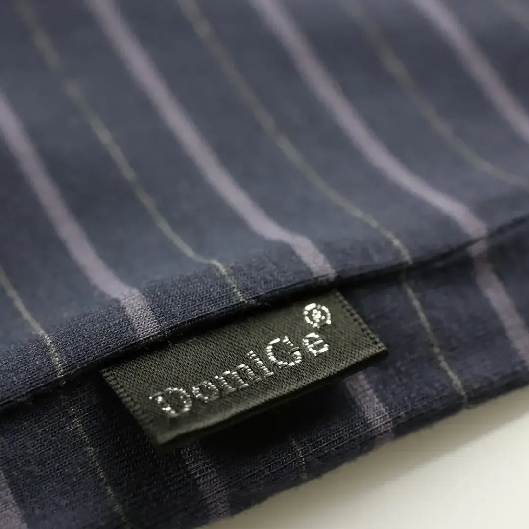 DomiGe DomiGe Men's Eco-Friendly Bamboo Fiber V-Neck UnderShirt Stripe Shirt