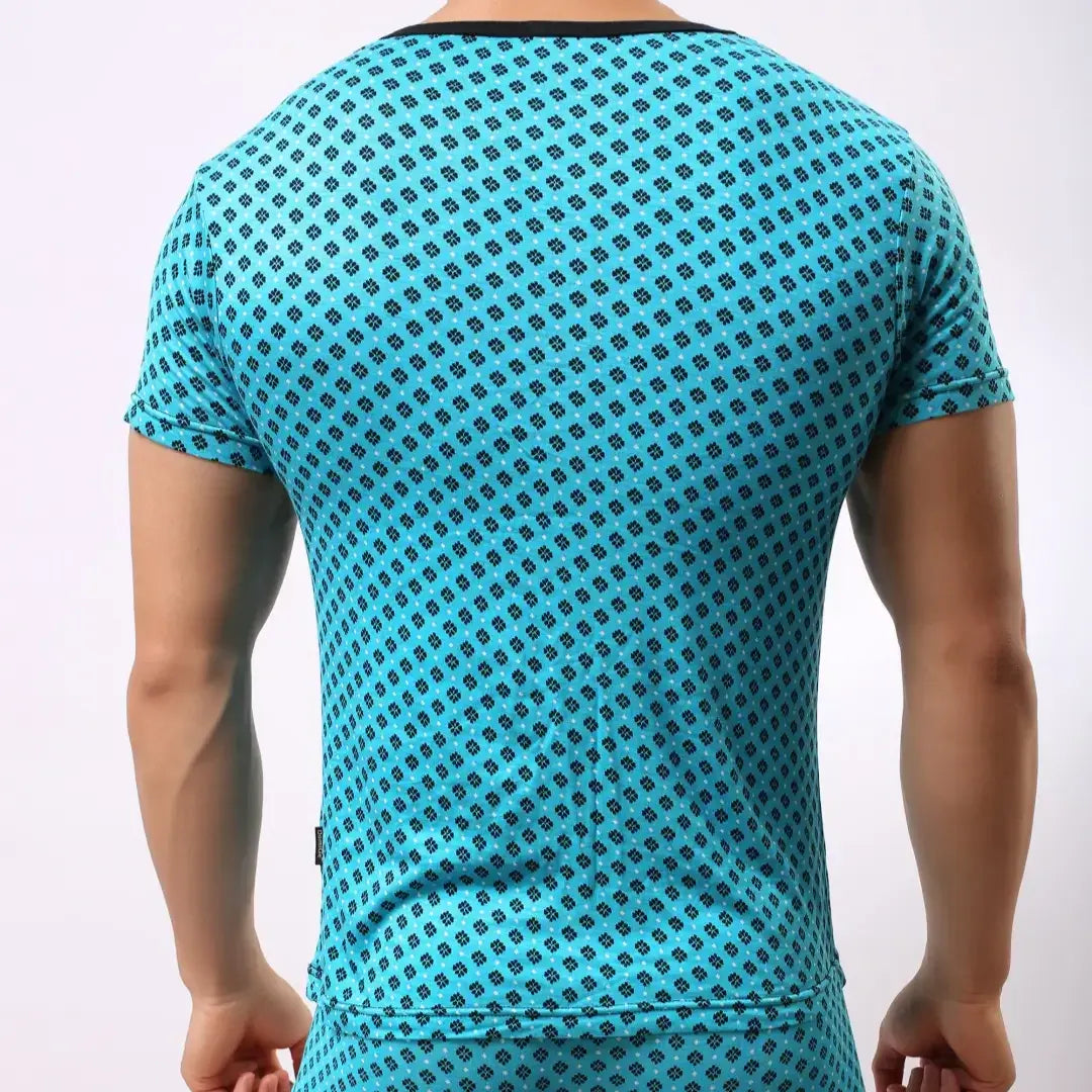 DomiGe DomiGe Men's O-Neck Casual T-Shirt Modal Short Sleeve Undershirt