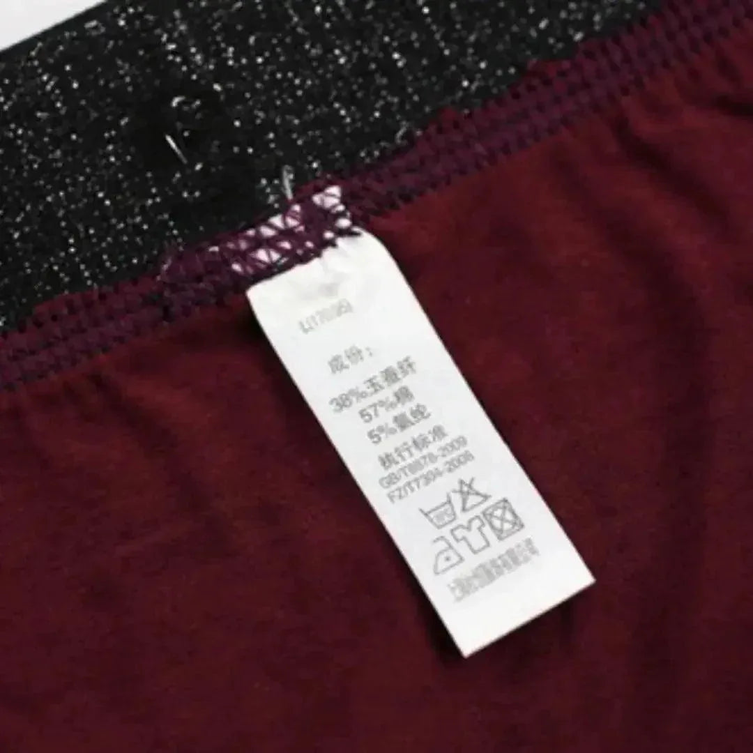 DomiGe Men's Mid-Rise Jade Silk Male Boxers Shorts - Undies for Men