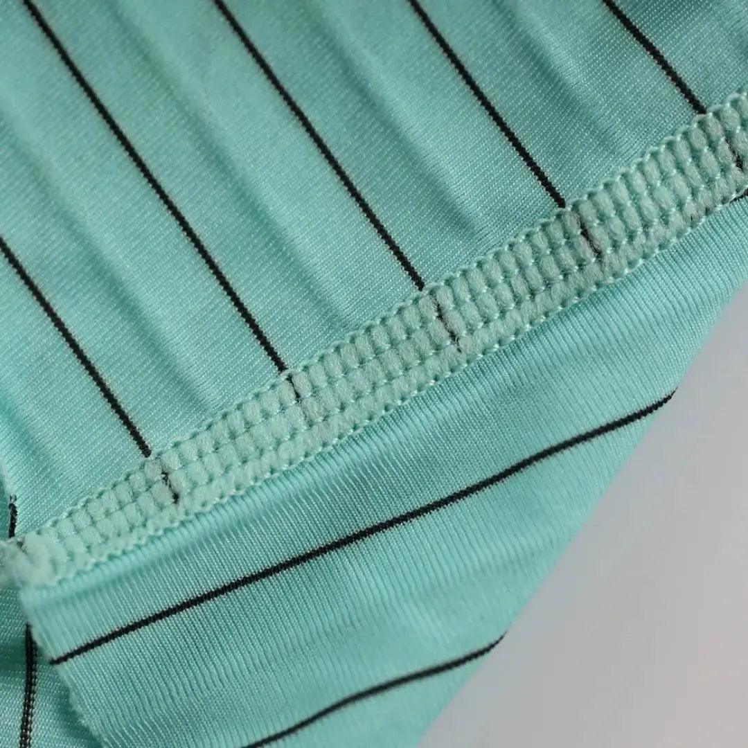 DomiGe Striped Boxers Short Male Sheer Net Underwear - Undies for Men