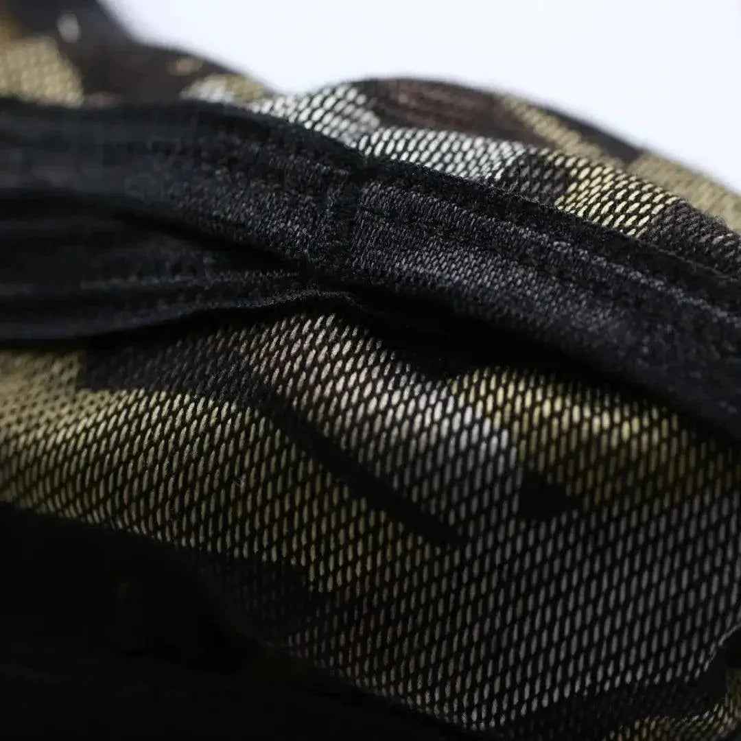 DomiGe Men's Rustic Print Open Front Thong G-String for Men - Undies for Men