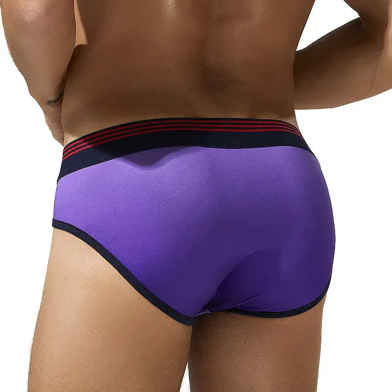 Seobean Seobean Men's Gradient Color Briefs - Stylish & Comfortable Underwear