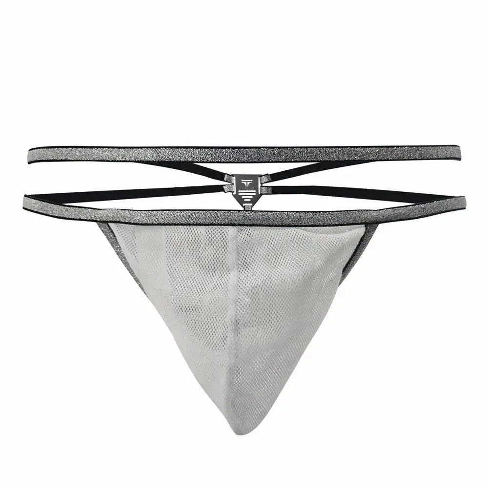 TAUWELL TAUWELL Men's Sexy Thongs - Double Waistband T-Back