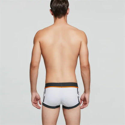 Seobean Low-Rise Cotton Boxer Trunks Comfortable Undies for Men