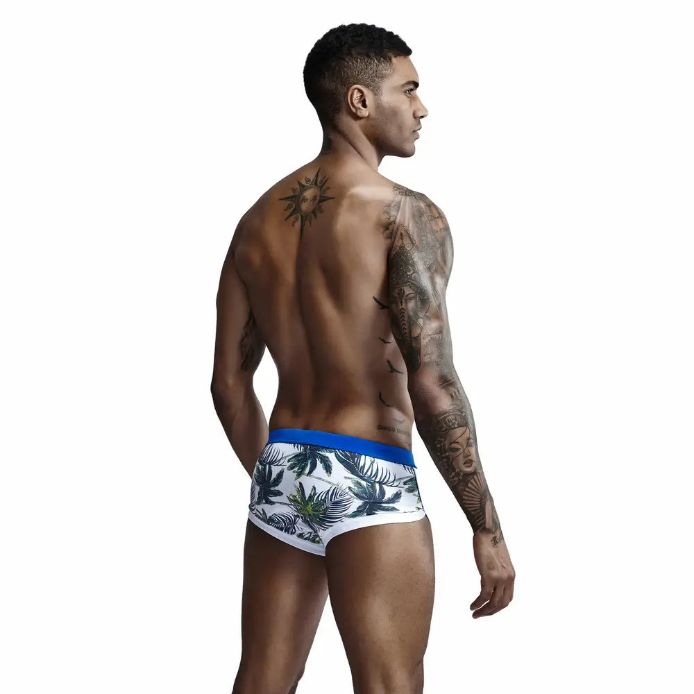 Seobean Men's Swimwear - Stylish Digital Print Swim Trunks