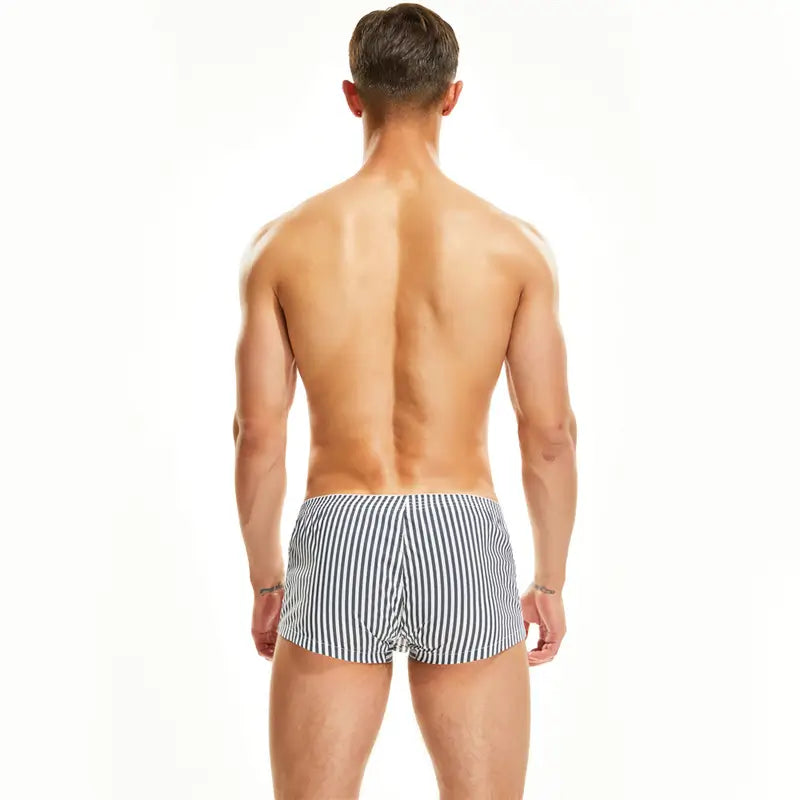 Seobean Men's Trunks 100% Cotton Boxer Trunks with Pouch