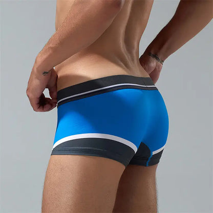 Men's Trunks - Low Rise Boxer Briefs with Pouch