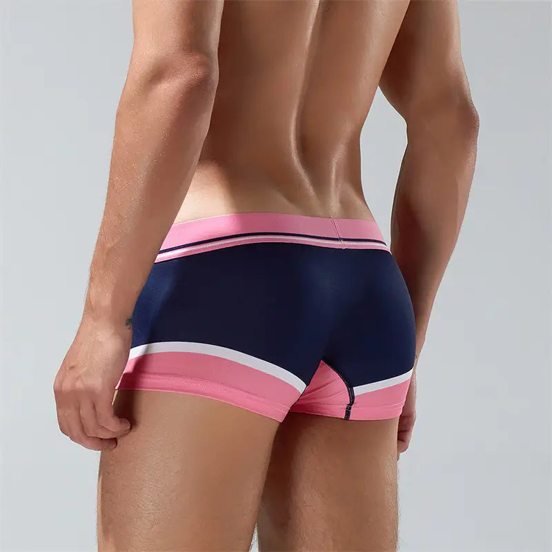 Men's Trunks - Low Rise Boxer Briefs with Pouch