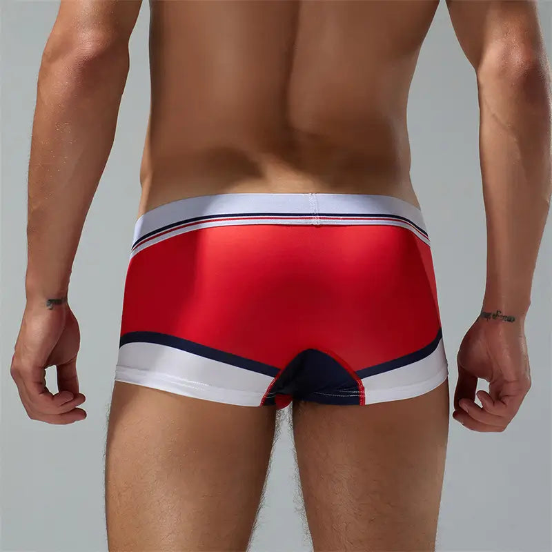 Men's Trunks - Low Rise Boxer Briefs with Pouch