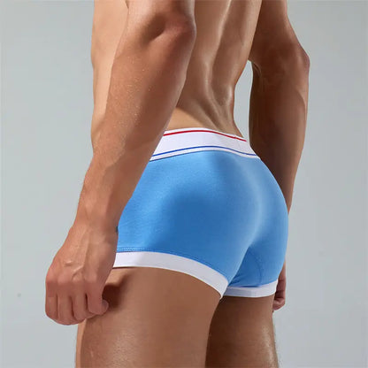 Men's Underwear with Pouch - Comfortable Low Rise Trunks in Candy Colors