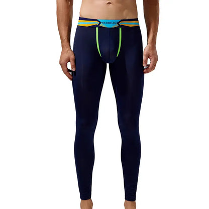 Seobean Men's Long John Thermal Underwear - Sexy Sport