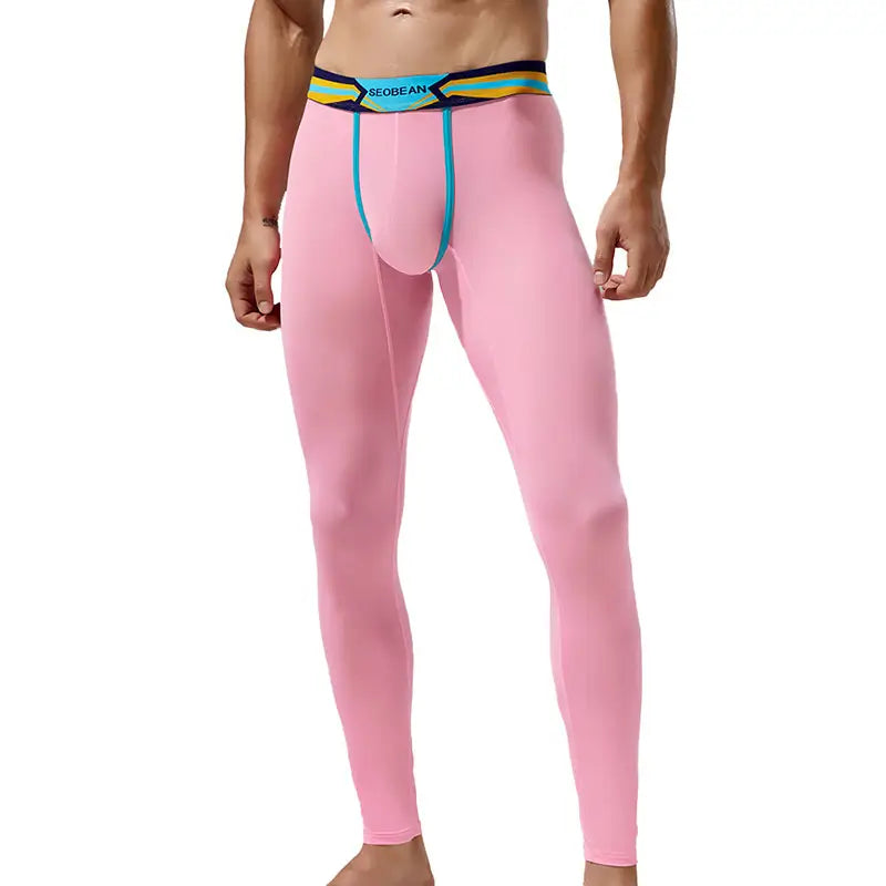 Seobean Men's Long John Thermal Underwear - Sexy Sport