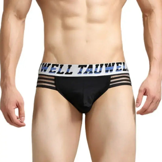 Tauwell Low Rise Nylon Brief Side Stripe 23101