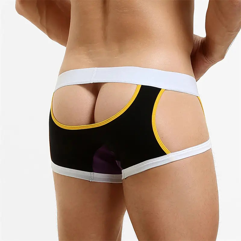 Seobean Men's Thongs - Sexy Low-Rise Underwear With Pouch