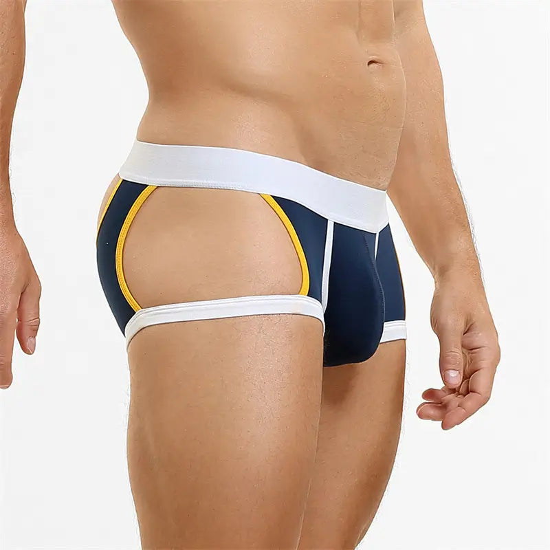 Seobean Men's Thongs - Sexy Low-Rise Underwear With Pouch