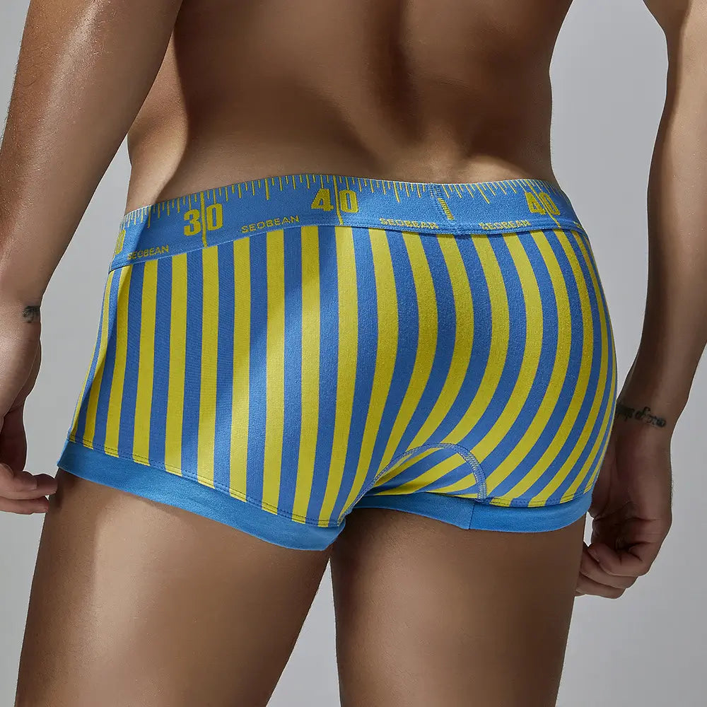 Boxers transpirables de tiro bajo para hombre de Seobean con espacio adicional