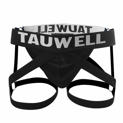 TAUWELL Sexy Jockstrap-Unterwäsche für Herren, hochelastisch, durchsichtig