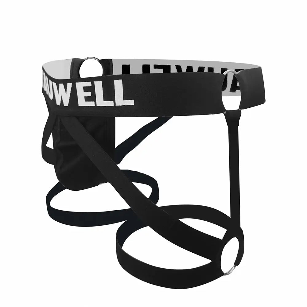 TAUWELL Men's Sexy Jockstrap Underwear High Elastic Sheer