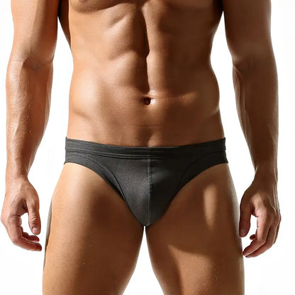 Tauwell Men's Low-Rise Sexy Briefs with Comfort Pouch - Rayon Blend Fashion Underwear