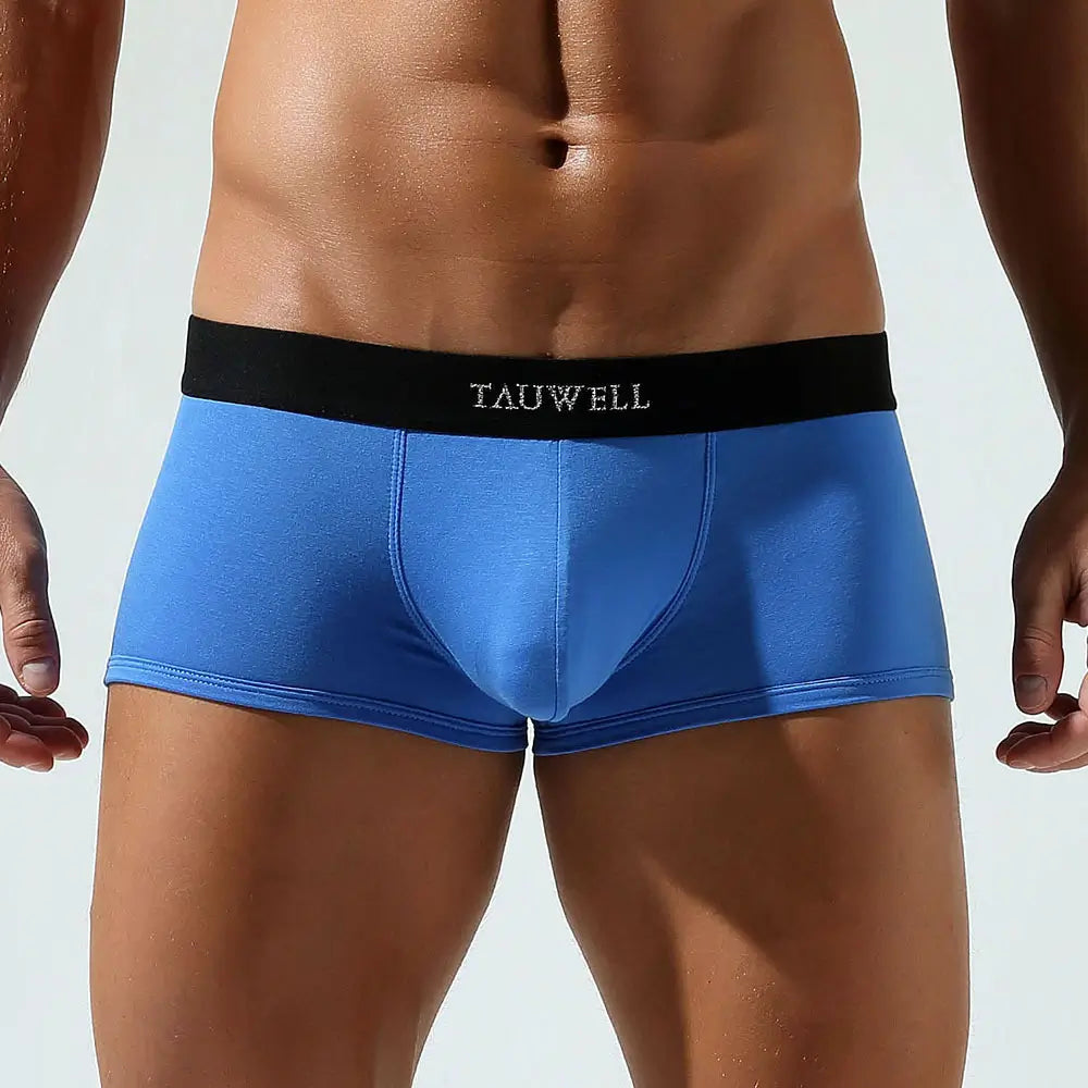 TAUWELL 2024 Men's Trunks: Premium Comfort Boxer Briefs with Supportive Pouch