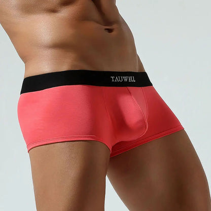 TAUWELL 2024 Men's Trunks: Premium Comfort Boxer Briefs with Supportive Pouch