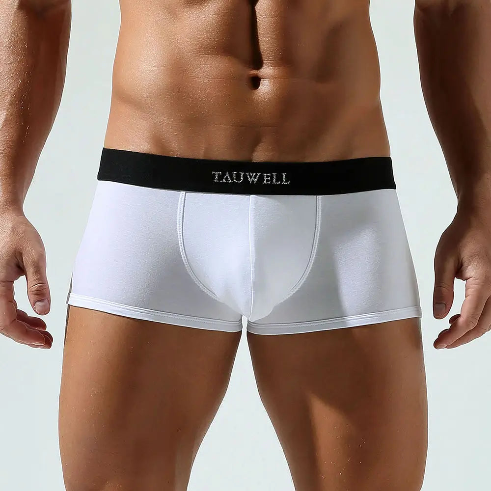 TAUWELL 2024 Men's Trunks: Premium Comfort Boxer Briefs with Supportive Pouch