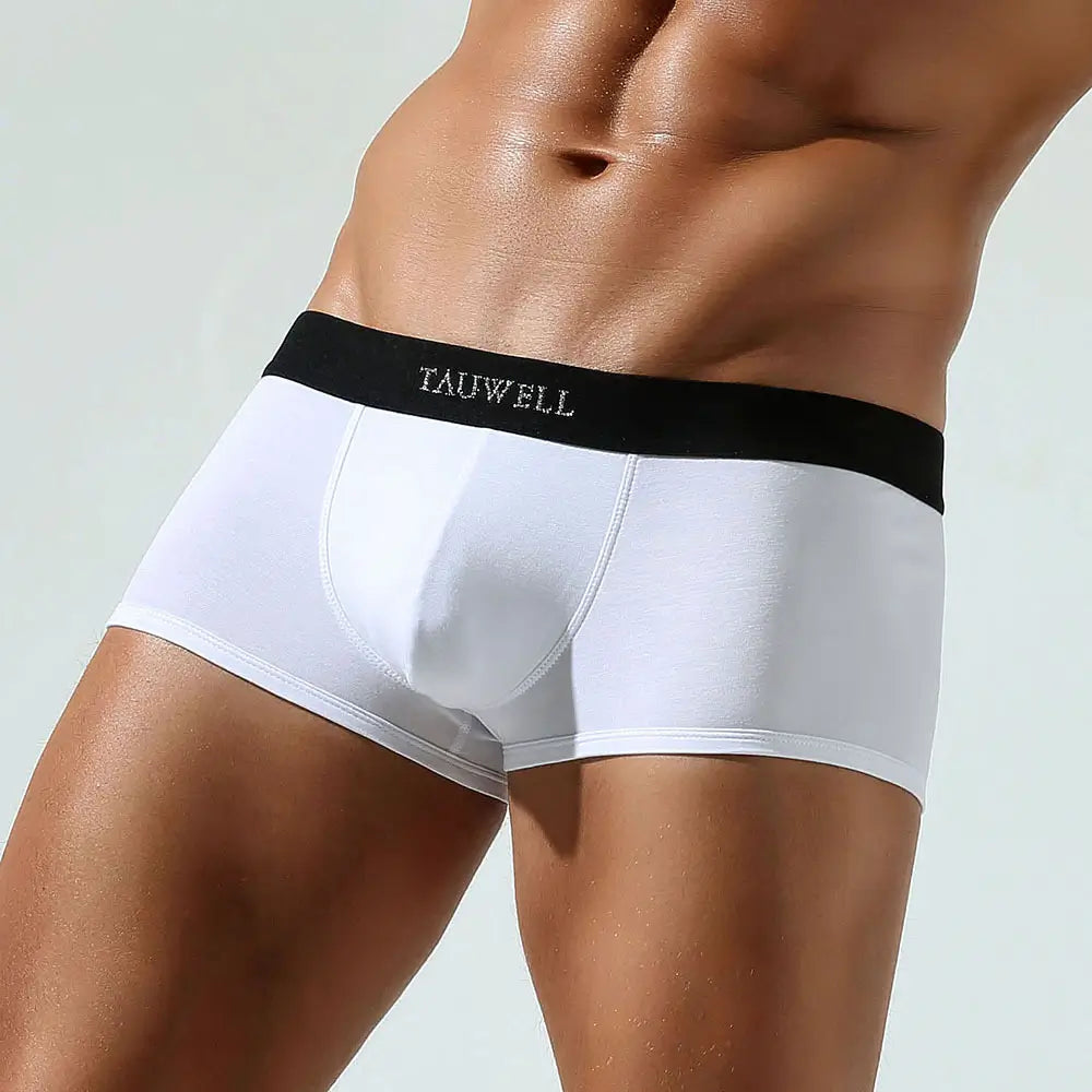 TAUWELL 2024 Men's Trunks: Premium Comfort Boxer Briefs with Supportive Pouch