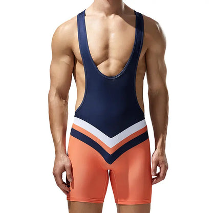 TAUWELL Men's Stretchy Bodysuit - Quick-Dry Multi-Functional Training Singlet