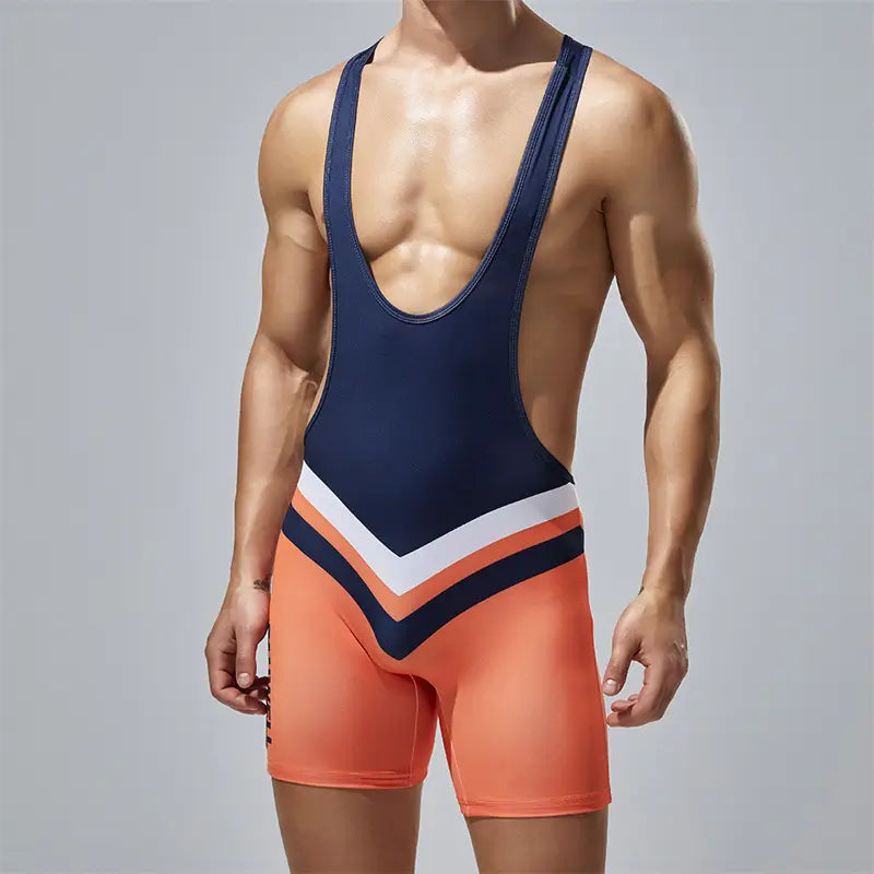 TAUWELL Men's Stretchy Bodysuit - Quick-Dry Multi-Functional Training Singlet