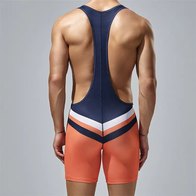 TAUWELL Men's Stretchy Bodysuit - Quick-Dry Multi-Functional Training Singlet