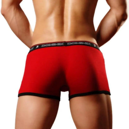 Dominik Men's Mid-Rise Boxer Briefs - Modal U-Shaped Support