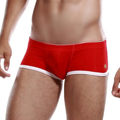 SEOBEAN Men's Low Rise Nano Boxer Brief with Slits - Cotton Blend Support